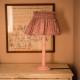 Edit58 x Smock London Elsie Lampshade Skirt Mulberry Stripe with Plum Pie Hand Smocking