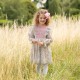 Anna Pavlova Dress Secret Garden Linen with Sweet William Hand Smocking Anna Pavlova Dress Secret Garden Linen with Sweet William Hand Smocking