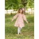 Antoinette Dress with Raspberry Crumble Hand Smocking made with Liberty Poppies & Daisies Fabric