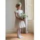 Diana Special Occasion Dress with Madonna Lily Hand Smocking
