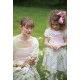 Katherine Johnson Dress Rosebud Plumetti with Vintage Rose Hand Smocking