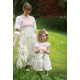 Katherine Johnson Dress Rosebud Plumetti with Vintage Rose Hand Smocking