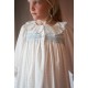 Nightingale Girl's Dress Forget Me Not Plumetti with Delphinium Hand Smocking Nightingale Girl's Dress Forget Me Not Plumetti with Delphinium Hand Smocking
