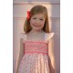Rachel Carson Girls Dress Pack a Punch Plumetti with Big Top Hand Smocking