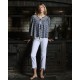 Cleopatra Jacket Schoolhouse Gingham with Chalk Hand Smocking Edition 5