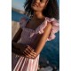 Rachel Carson Dress Candyfloss Gingham with Cocoloco hand Smocking