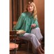 Scholl Blouse Golf Hole Green with Chalk Hand Smocking Edition 72