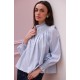Scholl Blouse Periwinkle Ditsy with Blue Mist Hand Smocking Edition 63