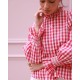 Shelley Blouse Raspberry Gingham with Milk Hand Smocking Edition 20